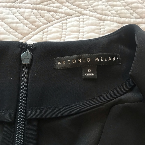 ANTONIO MELANI BLACK DRESS SIZW 0 - Picture 3 of 7